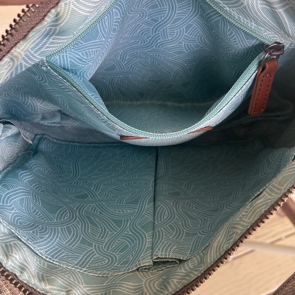 The Sak Bags The Sak Oleta Clutch Metallic Leather Crossbody Bag Pouch Purse Poshmark